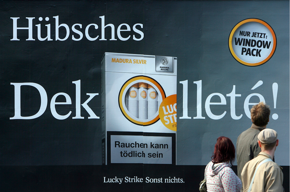 Allemagne : fin de la publicité pour le tabac