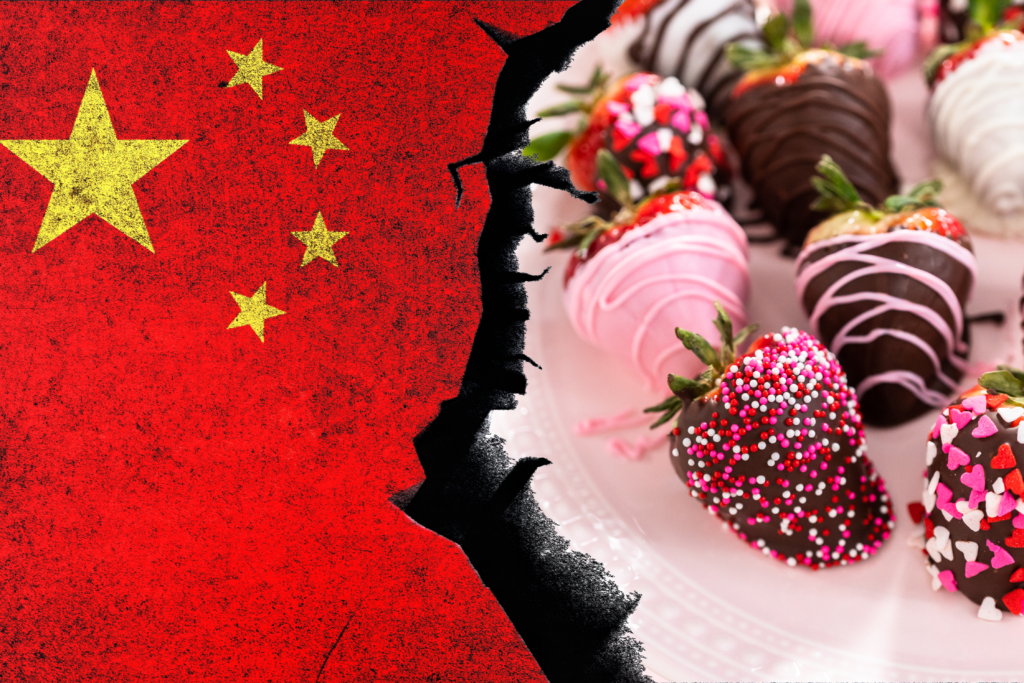La Chine voit rouge pour les arômes