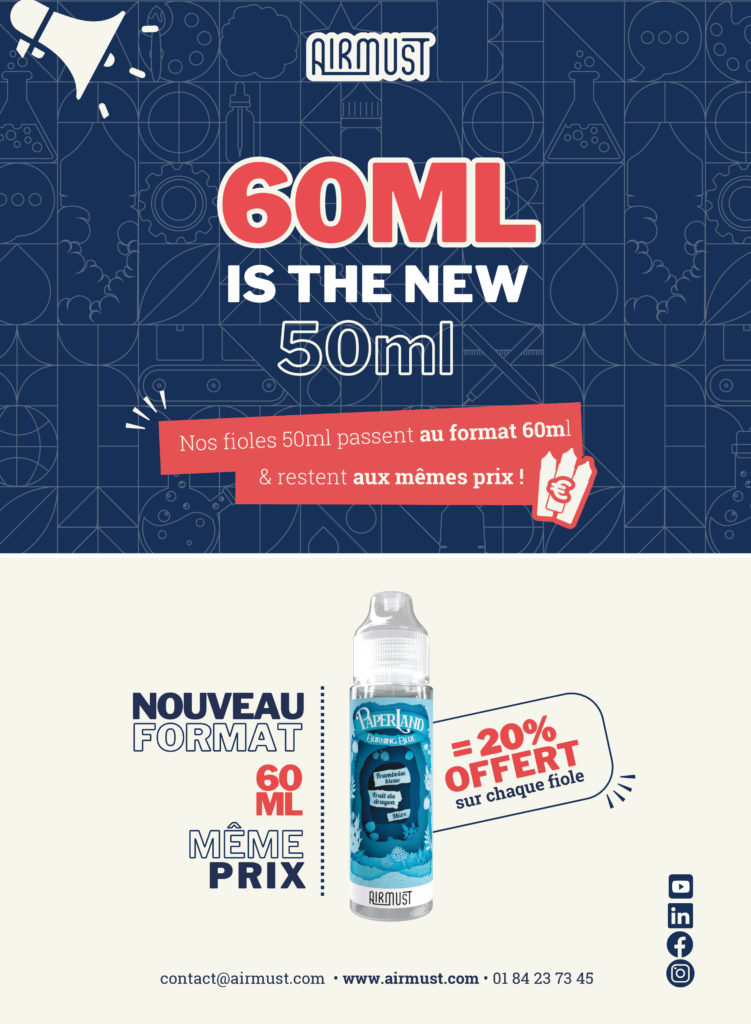 #43 e-Cig mag – AIRMUST (P146)