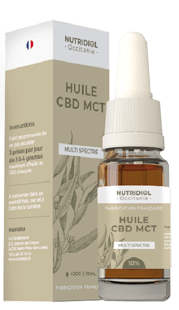 Nutridiol – Huile CBD MCT 10 %