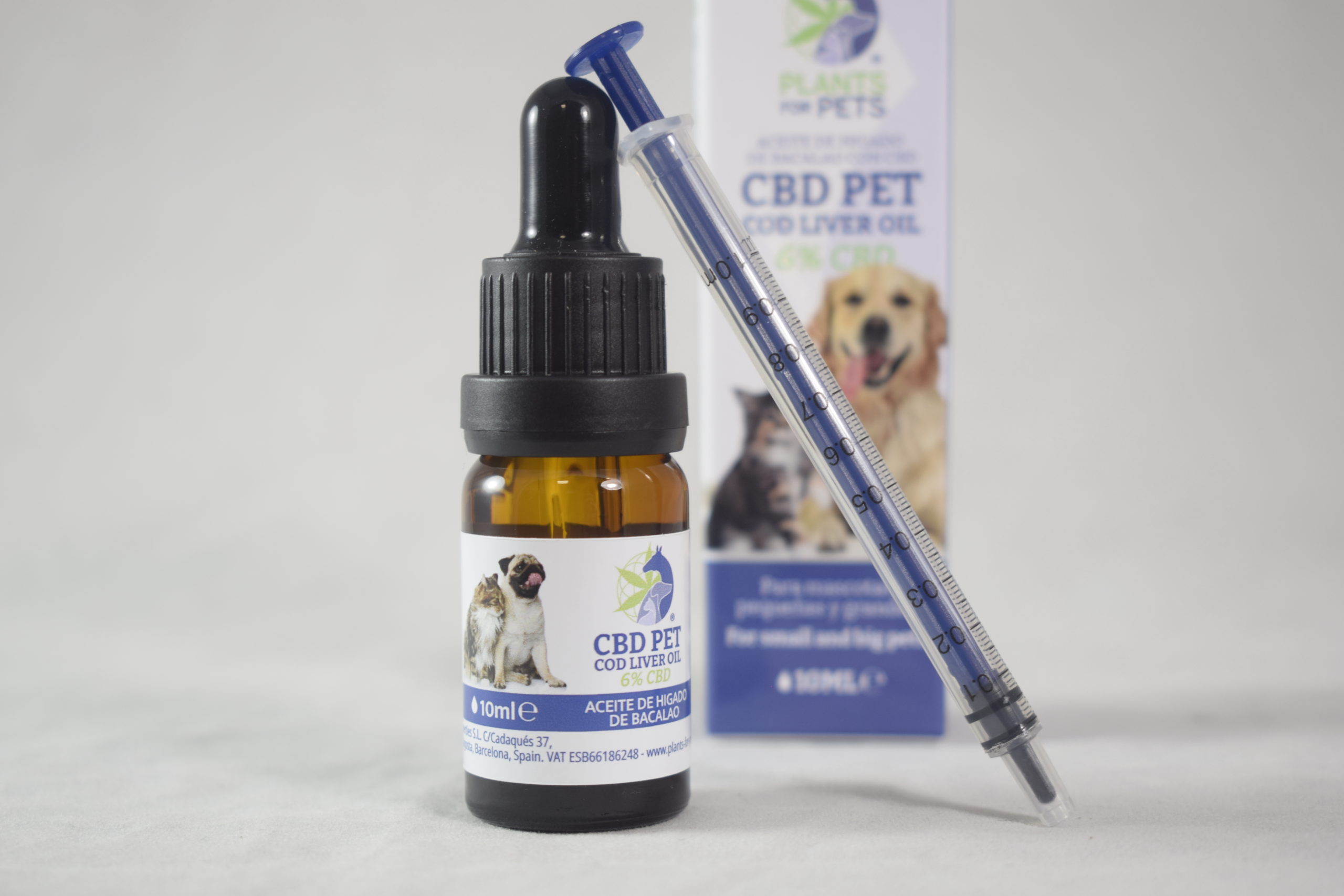 Plants for pets – Huile de foie de morue 6 % CBD