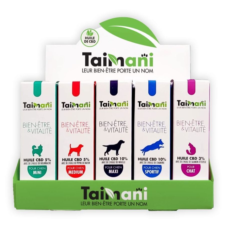 Taimani – Huiles CBD pour chiens et chats