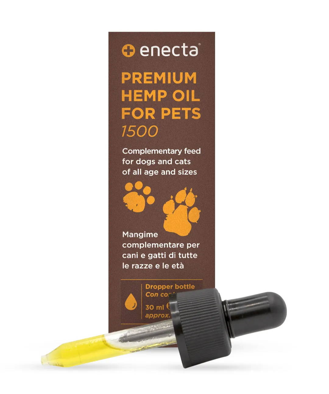 Enecta – Huiles de chanvre premium pour animaux