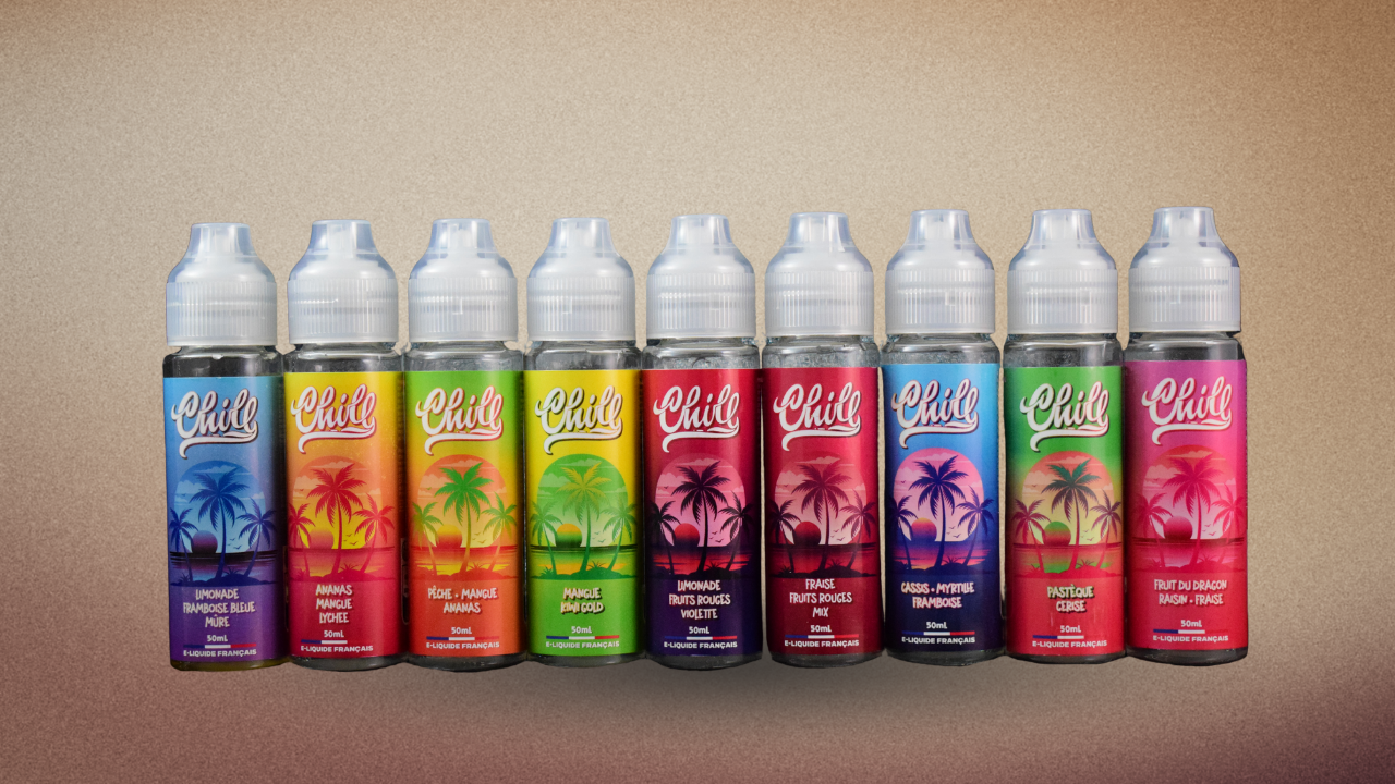 LP Vapor Chill : e-liquides français fruités et rafraîchissants