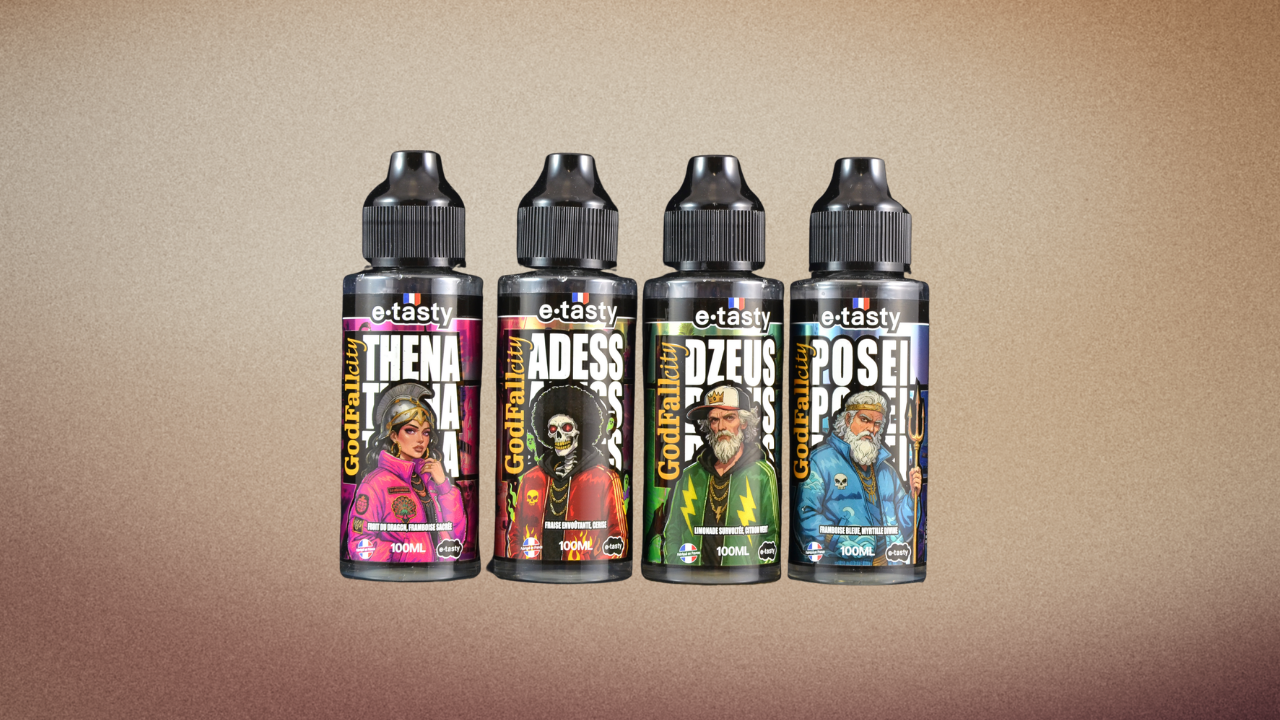 Godfall City par e-Tasty : Quand les dieux grecs s’invitent dans la vape