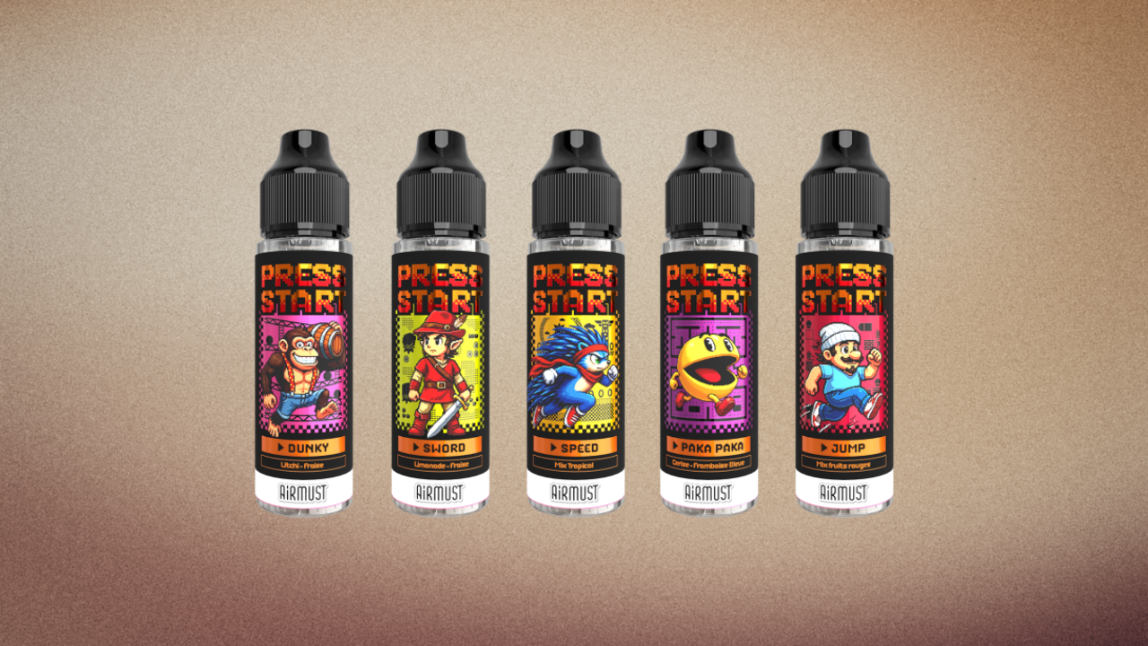Press Start par Airmust : Le game des saveurs fruitées